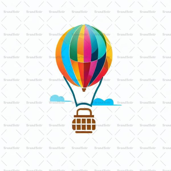 Reisender Heißluftballon